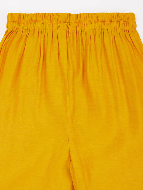 Girl's' Kurta Set With Dupatta